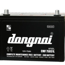 Ắc quy ô tô Đồng Nai 75D23R khô (12v – 65ah) tại Hà Nội 2025 Ắc quy ô tô Đồng Nai 75D23R khô (12v – 65ah) tại Hà Nội 2025