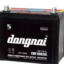 Ắc quy ô tô Đồng Nai 80D26L khô (12v – 70ah) tại Hà Nội 2025 Ắc quy ô tô Đồng Nai 80D26L khô (12v – 70ah) tại Hà Nội 2025
