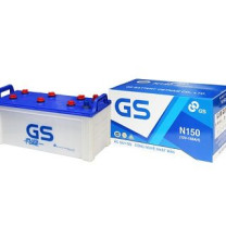 Ắc quy ô tô GS N150 nước (12v – 150ah) thay lắp tại Hà Nội 2024