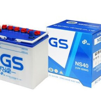 Ắc quy ô tô GS NS40 nước (12v – 32ah) thay lắp tại Hà Nội 2024