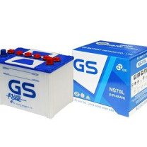Ắc quy ô tô GS NS70L nước (12v – 65ah) thay lắp tại Hà Nội 2025 Ắc quy ô tô GS NS70L nước (12v – 65ah) thay lắp tại Hà Nội 2025