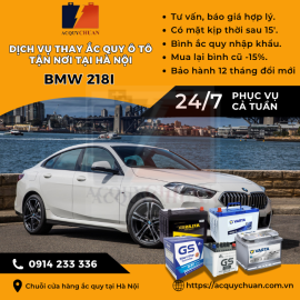 Ắc quy ô tô xe BMW 320i thay lắp tận nơi, giá tốt tại Hà Nội 2025 Ắc quy ô tô xe BMW 320i thay lắp tận nơi, giá tốt tại Hà Nội 2025