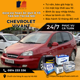 Ắc quy ô tô xe Chevrolet Orlando thay lắp, giá tốt tại Hà Nội 2025 Ắc quy ô tô xe Chevrolet Orlando thay lắp, giá tốt tại Hà Nội 2025