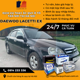 Ắc quy ô tô xe Matiz Groove – thay tận nơi uy tín tại Hà Nội 2025 Ắc quy ô tô xe Matiz Groove – thay tận nơi uy tín tại Hà Nội 2025