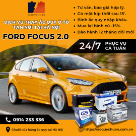 Ắc quy ô tô xe Ford Focus 2.0 thay tận nơi, giá tốt Hà Nội 2025 Ắc quy ô tô xe Ford Focus 2.0 thay tận nơi, giá tốt Hà Nội 2025