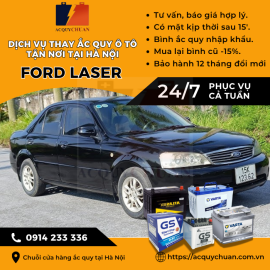 Ắc quy ô tô xe Ford Laser thay tận nơi, giá bán tốt tại Hà Nội 2025 Ắc quy ô tô xe Ford Laser thay tận nơi, giá bán tốt tại Hà Nội 2025