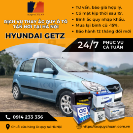 Ắc quy ô tô xe Hyundai Accent thay tận nơi, giá tại Hà Nội 2025 Ắc quy ô tô xe Hyundai Accent thay tận nơi, giá tại Hà Nội 2025