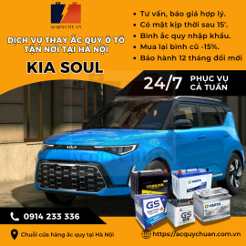 Ắc quy ô tô xe Kia Rio thay lắp uy tín giá bán tốt tại Hà Nội 2025 Ắc quy ô tô xe Kia Rio thay lắp uy tín giá bán tốt tại Hà Nội 2025