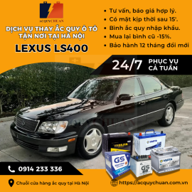 Ắc quy ô tô xe Lexus LX570 – thay uy tín giá bán tốt Hà Nội 2025 Ắc quy ô tô xe Lexus LX570 – thay uy tín giá bán tốt Hà Nội 2025