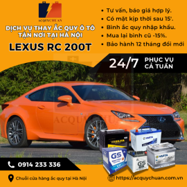 Ắc quy ô tô xe Lexus GS 200t thay lắp uy tín, giá tốt Hà Nội 2025 Ắc quy ô tô xe Lexus GS 200t thay lắp uy tín, giá tốt Hà Nội 2025
