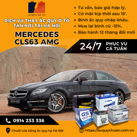 Ắc quy ô tô xe Mercedes CLS350 thay lắp uy tín tại Hà Nội 2025 Ắc quy ô tô xe Mercedes CLS350 thay lắp uy tín tại Hà Nội 2025