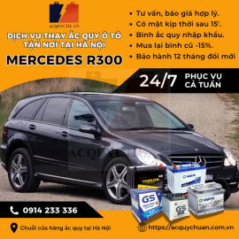 Ắc quy ô tô xe Mercedes G550 thay lắp tận nơi tại Hà Nội 2025 Ắc quy ô tô xe Mercedes G550 thay lắp tận nơi tại Hà Nội 2025