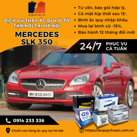 Ắc quy ô tô xe Mercedes SL65 thay lắp bán uy tín tại Hà Nội 2025 Ắc quy ô tô xe Mercedes SL65 thay lắp bán uy tín tại Hà Nội 2025
