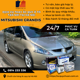 Ắc quy ô tô xe Mitsubishi Zinger thay lắp, giá tốt tại Hà Nội 2025 Ắc quy ô tô xe Mitsubishi Zinger thay lắp, giá tốt tại Hà Nội 2025