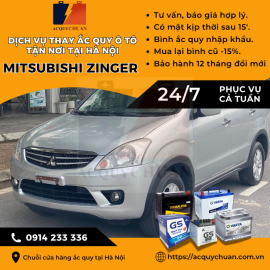 Ắc quy ô tô xe Mitsubishi Zinger thay lắp, giá tốt tại Hà Nội 2025 Ắc quy ô tô xe Mitsubishi Zinger thay lắp, giá tốt tại Hà Nội 2025