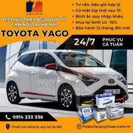 Ắc quy ô tô xe Toyota Crown thay lắp giá bán tốt tại Hà Nội 2025 Ắc quy ô tô xe Toyota Crown thay lắp giá bán tốt tại Hà Nội 2025