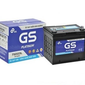 Ắc quy ô tô GS 75D23L khô (12v - 65ah)
