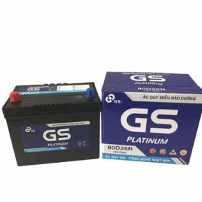 Ắc quy ô tô GS 80D26L khô (12v - 70ah)