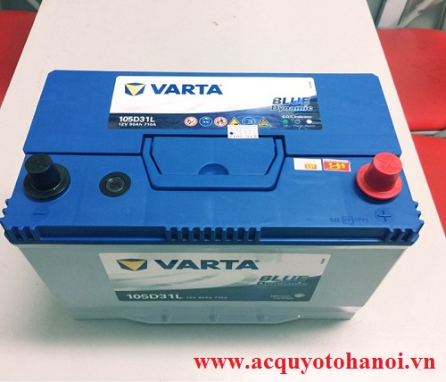 Ắc quy ô tô Varta 105D31L khô (12v - 90ah)