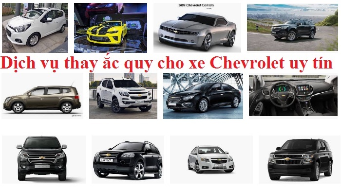 Ắc quy cho xe Chevrolet tại Thường Tín - Hà Nội