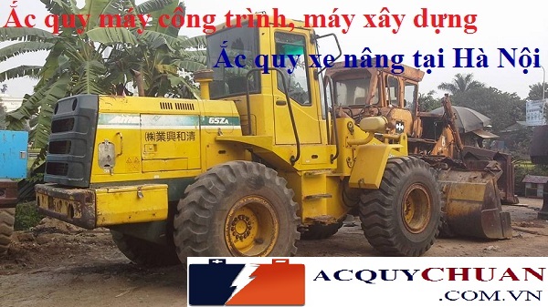 Ắc quy máy công trình - xe nâng tại Hoàng Mai - Hà Nội