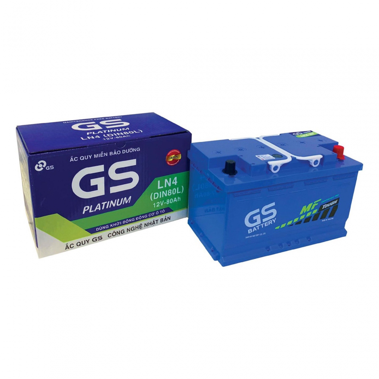 Ắc Quy GS MF LN4 DIN 80L (12V-80AH)
