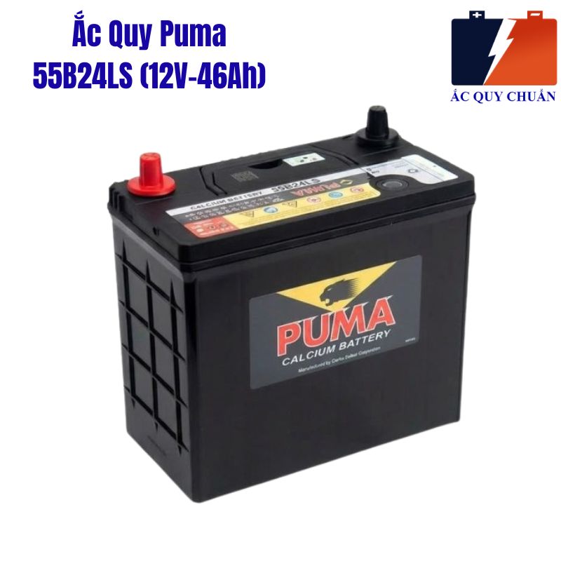 Ắc quy Puma 55b24ls (12v-46ah)