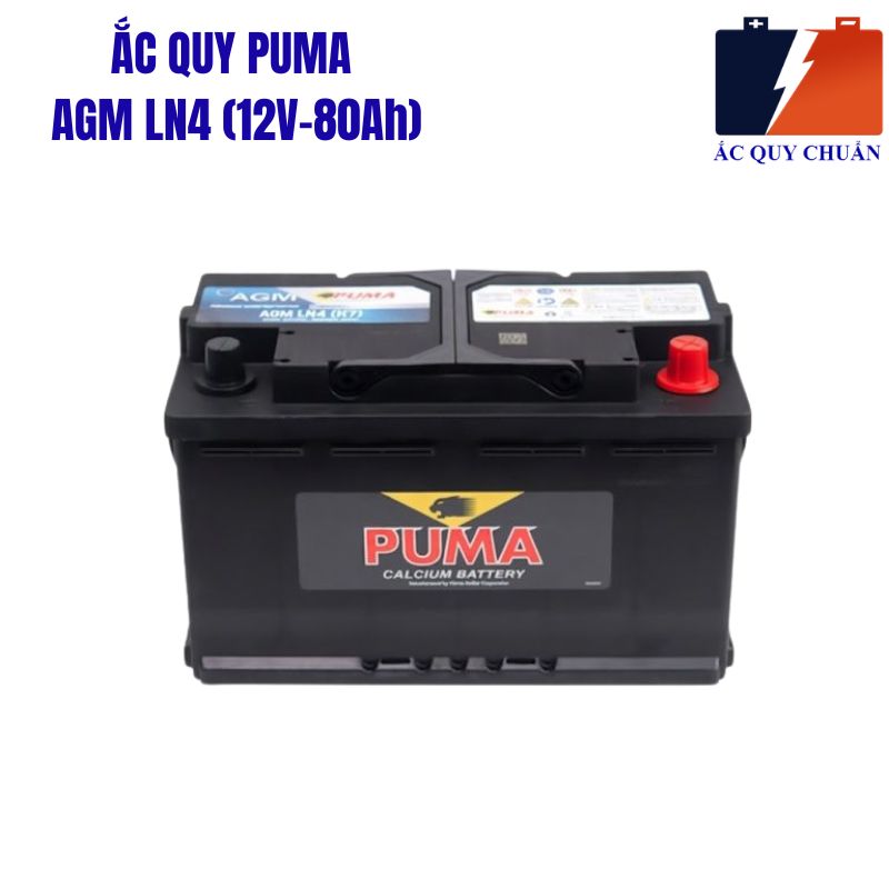 Ắc Quy Puma AGM LN4 (H7) 12V – 80Ah